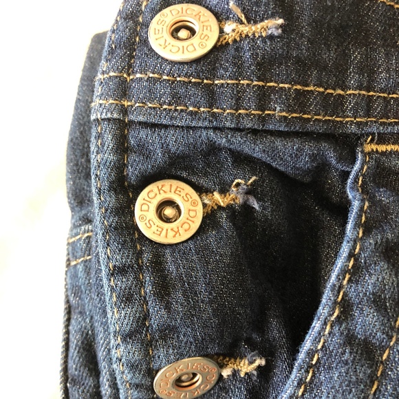 Denim Blue Women's Jean Overalls - Picture 6 of 8